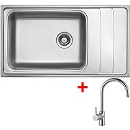Sinks Wave 915 V + Vitalia - Kitchen Sink and Tap Set