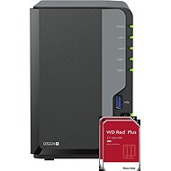 Repasované - Synology DS224+ 2x4TB RED Plus -  NAS 