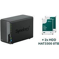 Synology DS224+ 2x HAT3300-8T, 16TB - NAS