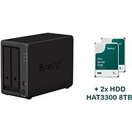 Synology DS723+ 2xHAT3300-8T (16TB) -  NAS 