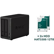 Synology DS723+ 2xHAT3300-12T (24 TB) - NAS