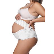 SNUG BUN Maternity Support Belt 5 in 1, White M - Pregnancy Belly Band