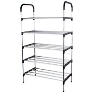 Verk 01840 Regál na obuv pro 15 párů bot stříbrný - Shoe Rack