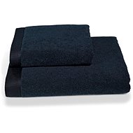 Soft Cotton - Lord towel and bath towel set, 2 pcs, dark blue - Towel Set