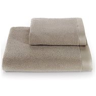 Soft Cotton - Towel and bath towel set Lord, 2 pcs, beige - Towel Set