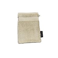 Soft Cotton Washcloth 16 × 22 cm, light beige - Washcloth