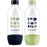 SODASTREAM Jet bottle 2 × 1 l Green / Navy - SodaStream Bottle 