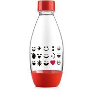 SodaStream Fľaša detská 0.5l Smajlík červená - Sodastream fľaša