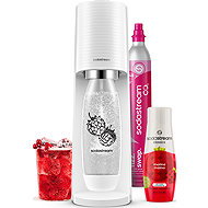 SodaStream TERRA White Himbeere Zero Mpack - Wassersprudler
