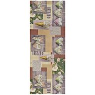 Washable PVC mat Atractivo Sprinty - Patchwork - Non Slip Bath Mat