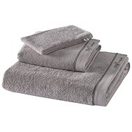 Soft Cotton Aura Towel, bath towel and washcloth set, 3 pcs, grey - Towel Set