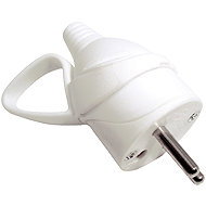 Solight Straight plug with handle, IP20, white - Plug