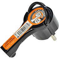 Solight Plug, low profile from the wall, IP20, black - Plug