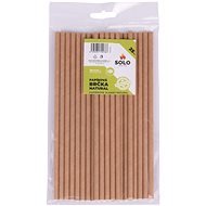 SOLO Paper straws natural 20*0,6cm/25pcs - Straw