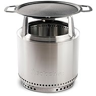 SOLO STOVE Grill plate with extension - cast iron Bonfire cast iron griddle top + hub - Grill Accessory
