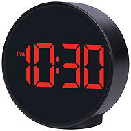 Solight Alarm clock with thermometer, black - Alarm Clock