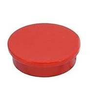 SOLLAU feritový kancelářský kruhový červený 20×7 mm - balení 20 ks - Magnet