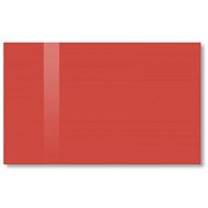 SOLLAU Glass magnetic board red coral 60 × 90 cm - Magnetic Board