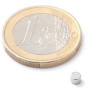 SOLLAU Neodymium magnet cylinder D 3×2 mm - Magnet
