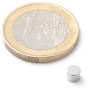 SOLLAU Neodymium magnet cylinder D 4×3 mm - Magnet