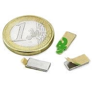 SOLLAU Neodymium magnet prism (self-adhesive) 10×5×1 mm - Magnet