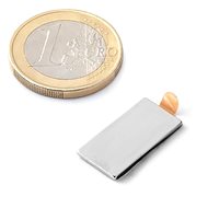 SOLLAU Neodymium magnet prism (self-adhesive) 20×10×1 mm - Magnet