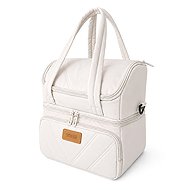 Solier Large XXL Two-Compartment Thermal Bag, Beige - Thermal Bag