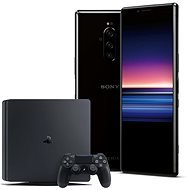 Sony Xperia 1 Black + PlayStation 4 Fortnite - Mobile Phone