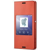 Sony SCR26 Smart oldalra nyíló védőtok, narancssárga - Mobiltelefon tok