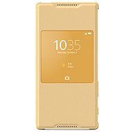 Sony flip cover SCR42 Smart Cover Gold - Phone Case