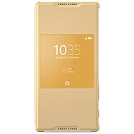 Sony flip cover SCR46 Smart Cover Gold - Phone Case