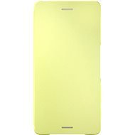 Sony Style Cover Flip SCR52 Lime Gold - Phone Case