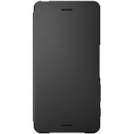 Sony SCR58 Style Flip Cover Black - Phone Case