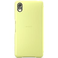 Sony Style Cover Flip SCR58 Lime Gold - Puzdro na mobil