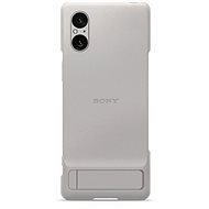 Sony Stand Cover Xperia 5 V tok - Platinum gray - Telefon tok