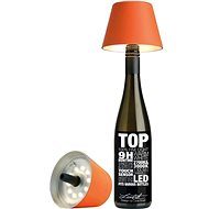 Sompex Table LED bottle lamp Top 12,5 cm, orange - Table Lamp