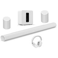Sonos Ace White + Sonos Arc Ultra White + Sonos Sub 4 + 2x Sonos Era 100 - Set