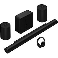 Sonos Ace Black + Sonos Arc Ultra Black + Sonos Sub 4 + 2x Sonos Era 100 - Set