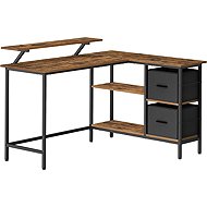 SONGMICS Vasagle Very corner, brown-black - Writing Desk