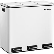 Songmics Waste bin Lumera 54 L, white - Rubbish Bin