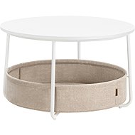 Songmics Storage table Vasagle Moris 02, white/beige - Side Table