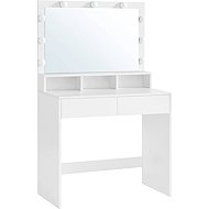 Songmics Cosmetic dressing table Velisa 140 cm, white - Dressing Table
