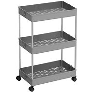 Songmics Mobile shelf, 3 shelves, grey - Shelving Unit