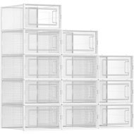 Songmics Ludar, clear 12 pcs - Shoe Rack