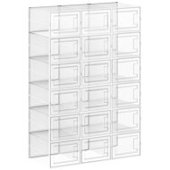 Songmics Shoe boxes Petry, white 18 boxes - Shoe Rack