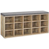 Songmics Vasagle Endersen Shoe rack 105 cm, light brown/grey - Shoe Rack