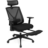 Songmics Loris with extendable footrest, black - Office Chair