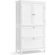 Songmics and Vasagle Bathroom cabinet Vasagle Swede 110 cm white - Bathroom Cabinet