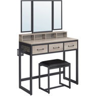 Songmics Vasagle Inna dressing table, beige - Dressing Table
