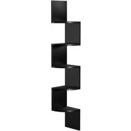 Songmics Vasagle Nora corner shelf, black - Shelf